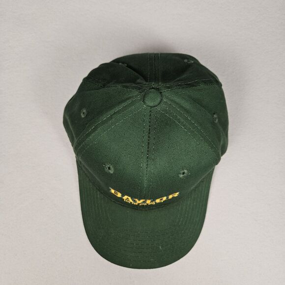 Baylor Bears Hat Green Spellout Snapback Adjustable Gold Embroidered NCAA Cap - Picture 6 of 11